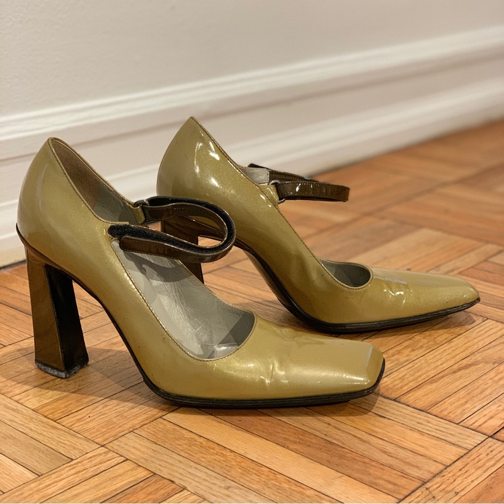 Rare, Iconic 90s Square Toe Prada Mary Janes - Picture 11 of 11
